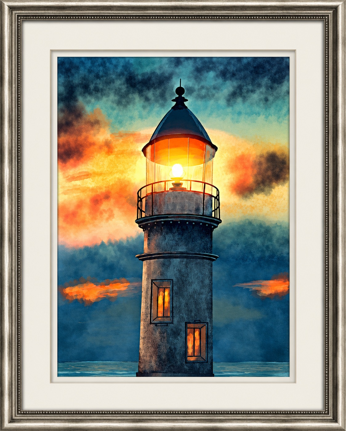Beacon at Dusk canvas artwork
