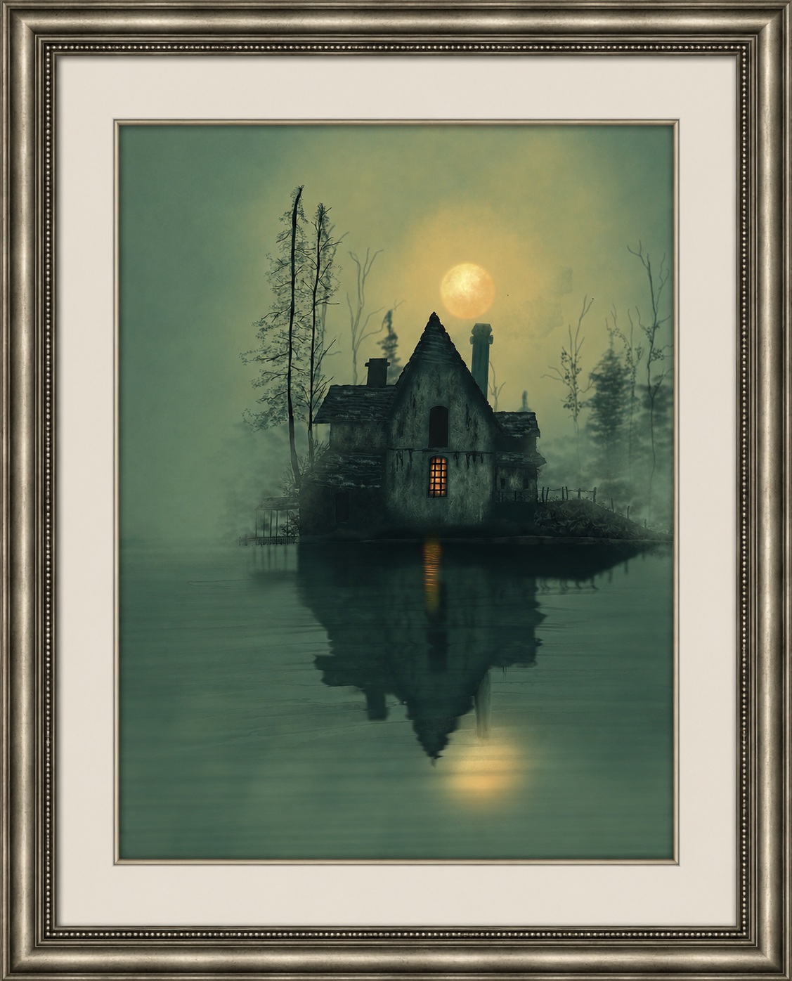 House in the Mist canvas artwork