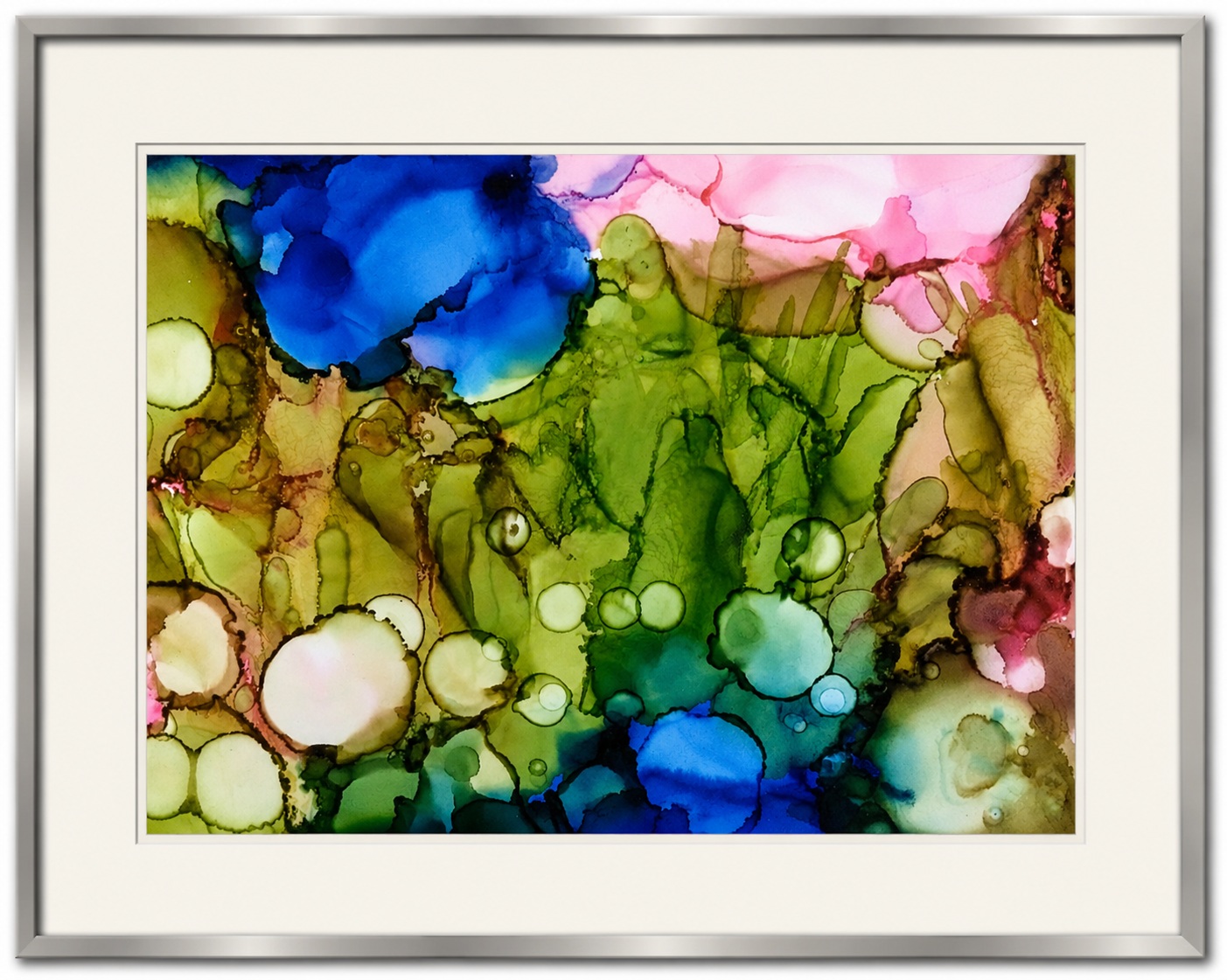Garden Confetti abstract canvas artwork