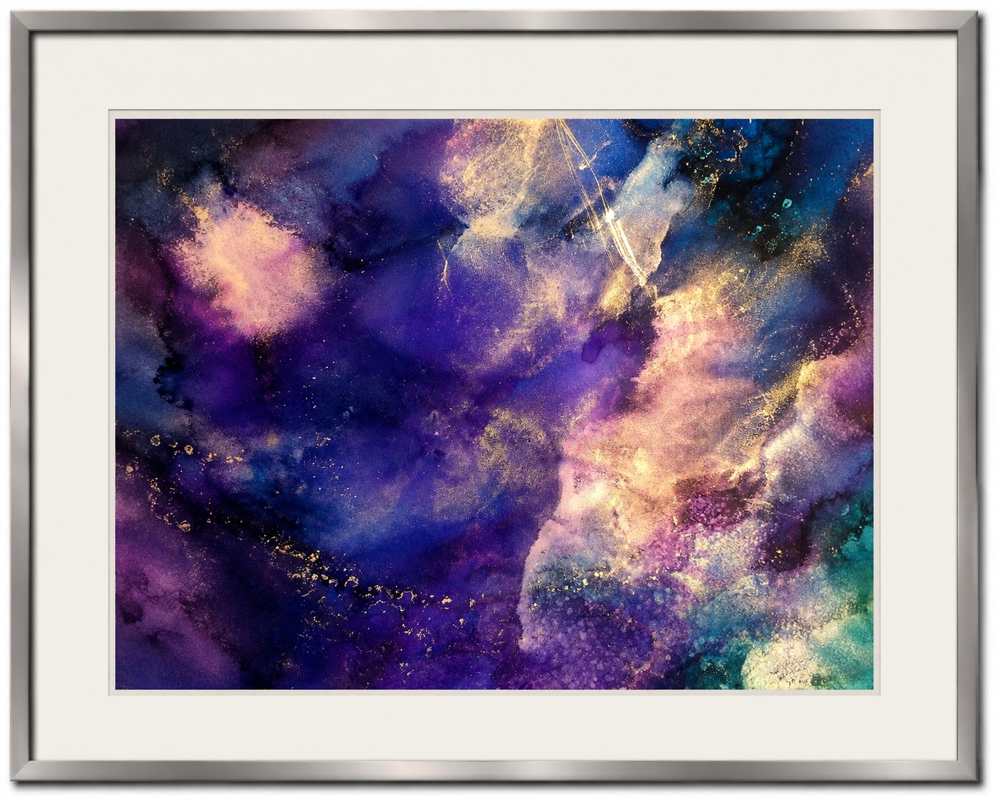 Midnight Reverie abstract canvas artwork