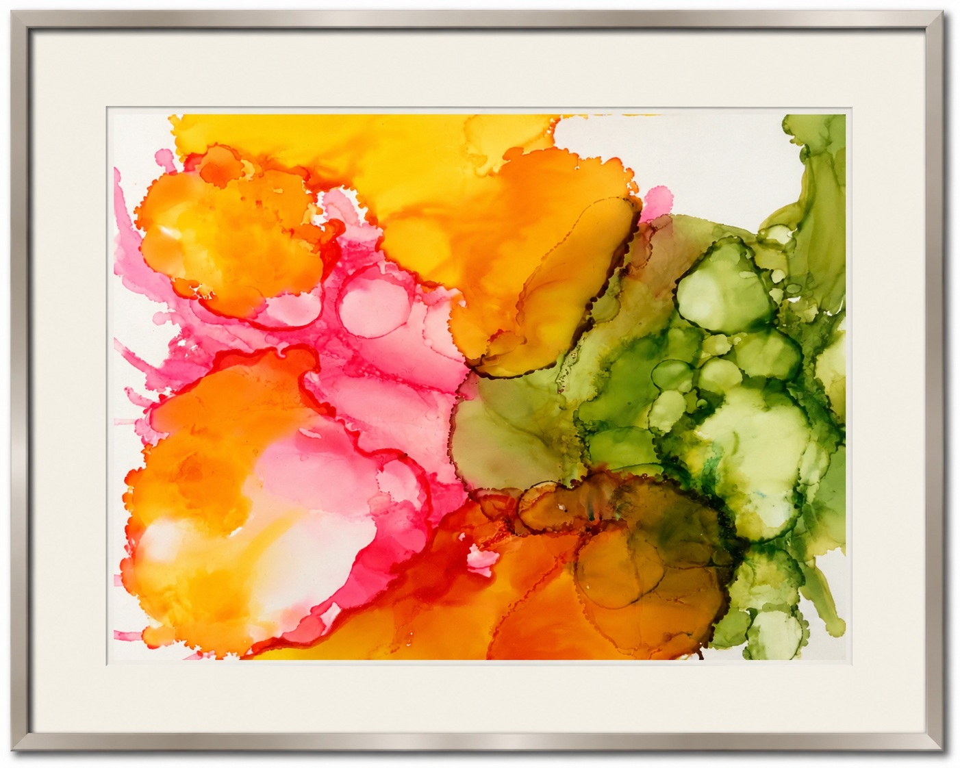 Tropical Whispers abstract canvas artwork