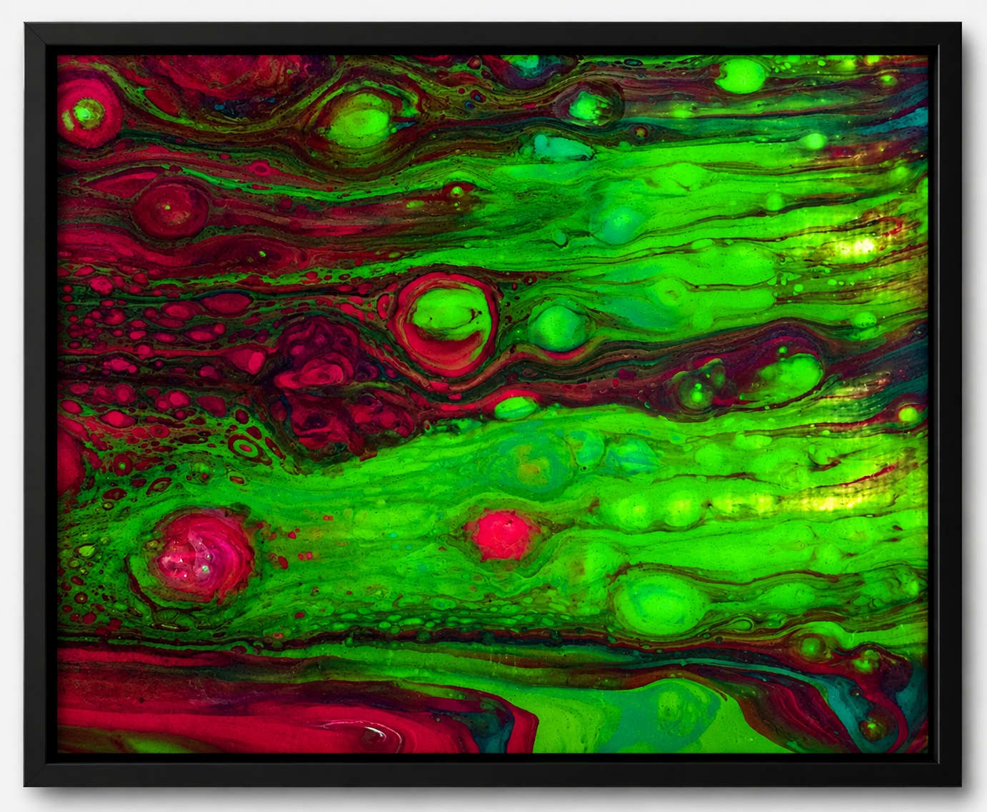 Electric Current abstract canvas artwork