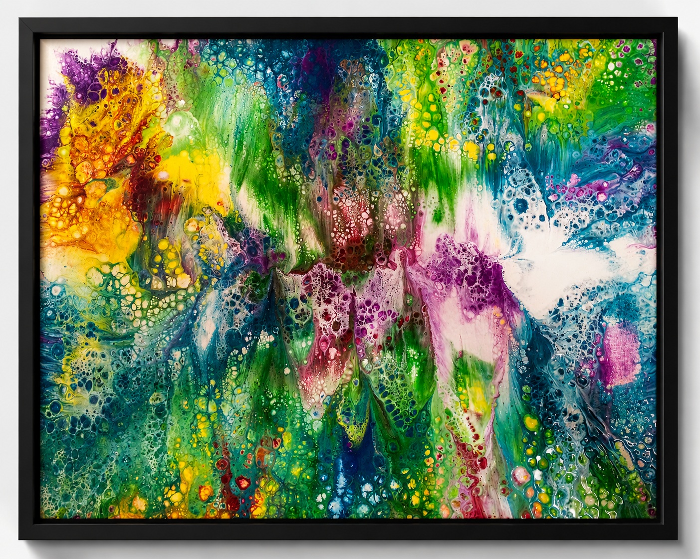Secret Garden abstract canvas artwork