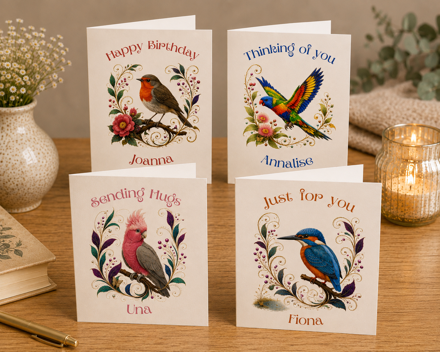 Natures Jewels Collection cards